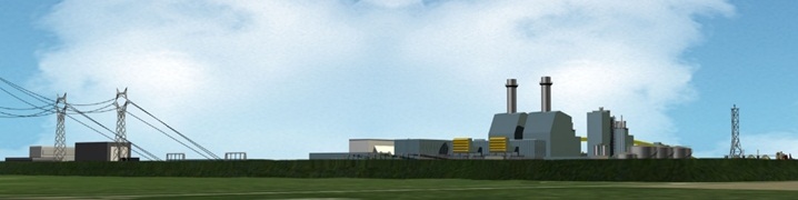 Artist impression of the IGCC in Flushing